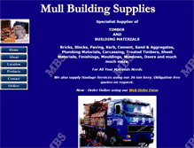 Tablet Screenshot of mullbuildingsupplies.co.uk